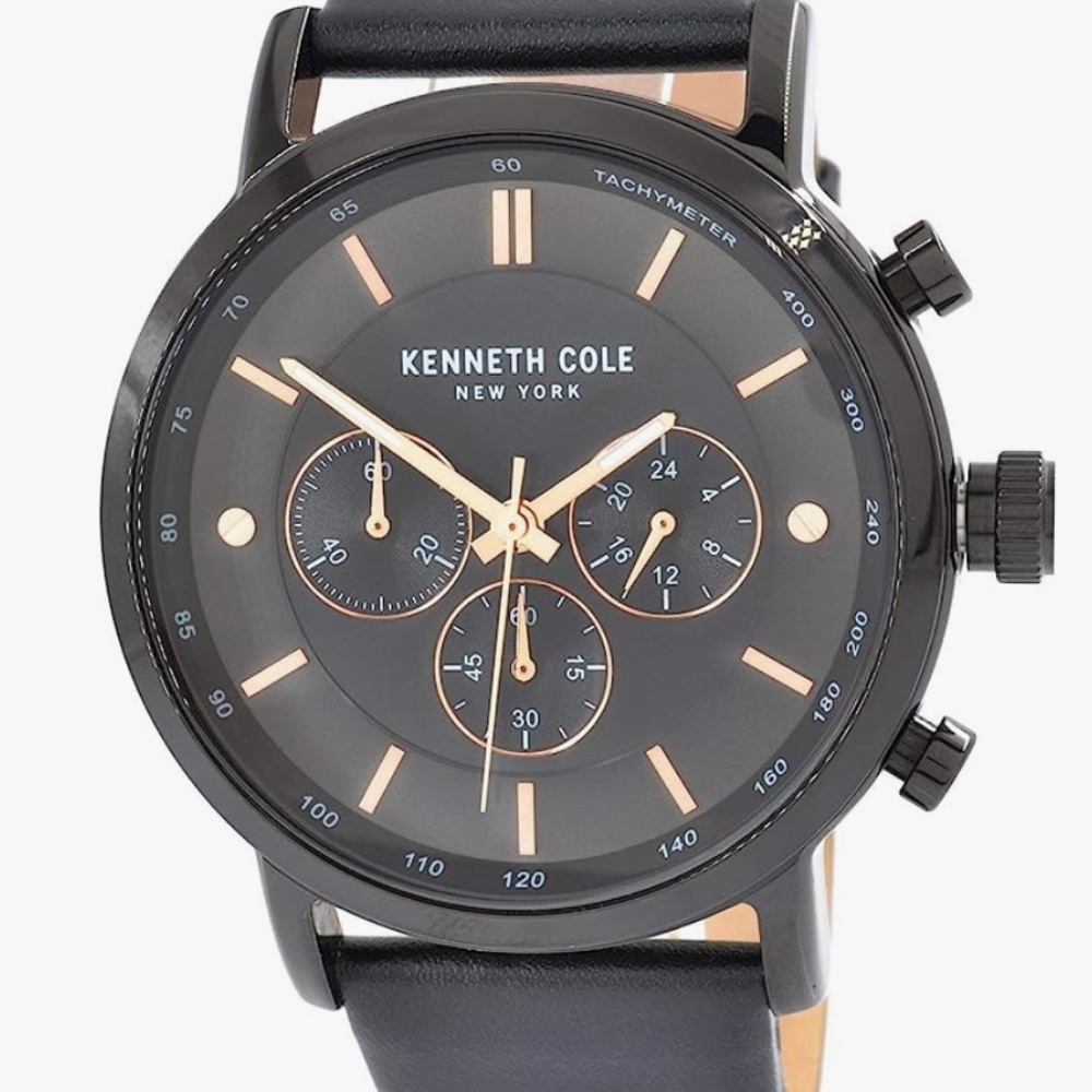 Kenneth Cole KC50502004 Men's Classic Black Strap Watch